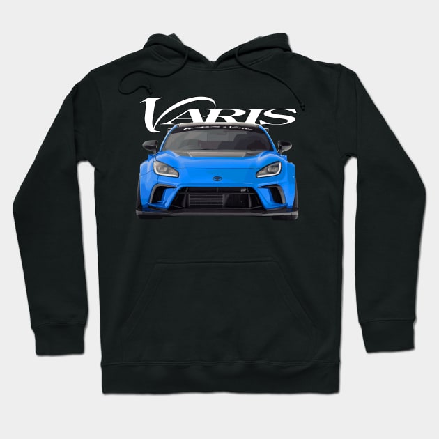 wide body kit gr86 neptune blue - Keiichi Tsuchiya brz Hoodie by cowtown_cowboy